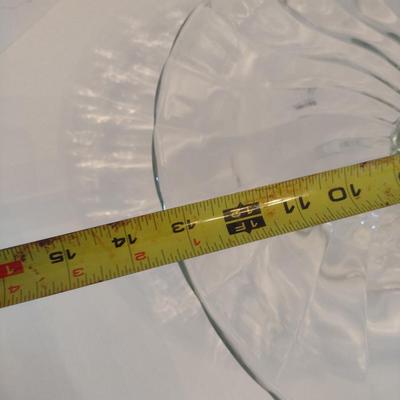 Glass Cake Pedestal with Dome Cover