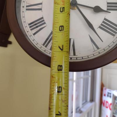 Howard Miller Battery Operated Subway Wall Clock