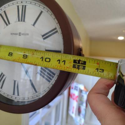 Howard Miller Battery Operated Subway Wall Clock