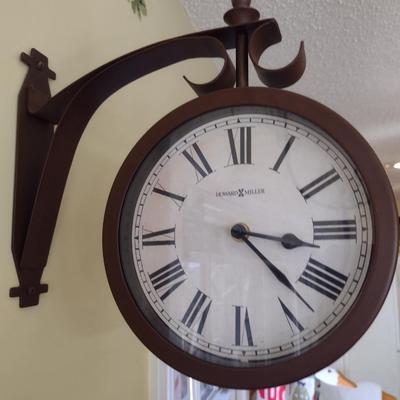 Howard Miller Battery Operated Subway Wall Clock