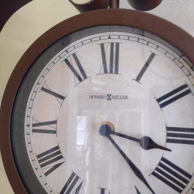 Howard Miller Battery Operated Subway Wall Clock