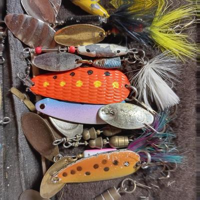 FISHING TACKLE IN SMALL ORGANIZERS