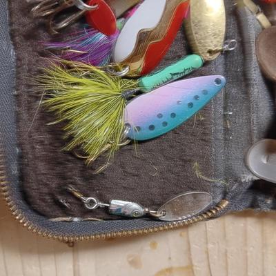 FISHING TACKLE IN SMALL ORGANIZERS
