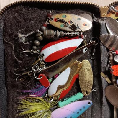 FISHING TACKLE IN SMALL ORGANIZERS