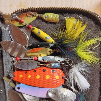 FISHING TACKLE IN SMALL ORGANIZERS