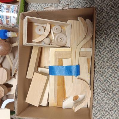 WOODEN PARTS FOR MAKING TOYS, MANY TOY PATTERNS AND MORE