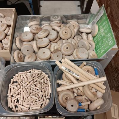 WOODEN PARTS FOR MAKING TOYS, MANY TOY PATTERNS AND MORE