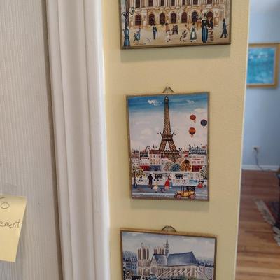 Parisian Art Souvenirs- Three Pieces