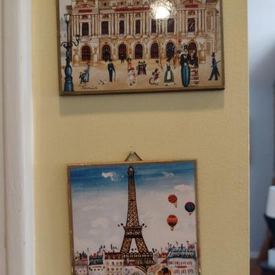 Parisian Art Souvenirs- Three Pieces