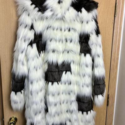 New Donna Salyers Fabulous Faux Fur Coat Alter Ego 3X