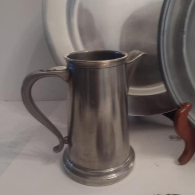 Collection of Metal Serve Ware- Mostly Pewter