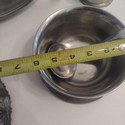 Collection of Metal Serve Ware- Mostly Pewter