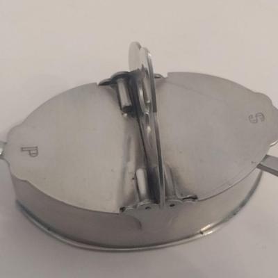 Royal Holland Pewter Salt and Pepper Cellar with Spoons