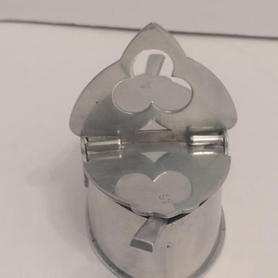 Royal Holland Pewter Salt and Pepper Cellar with Spoons