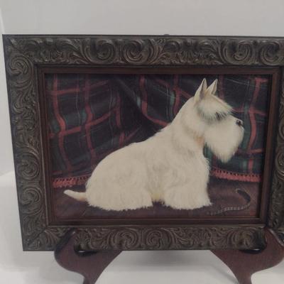 Pair of Framed Scottish Terrier Pictures