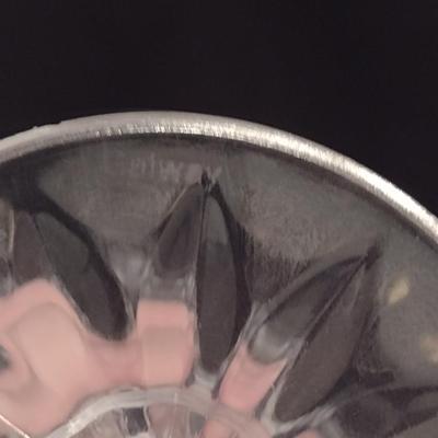 Galway Irish Crystal Red Wine Glasses- Possibly Longford Pattern- Eight Pieces