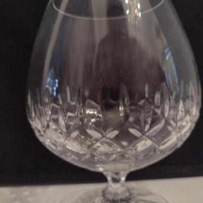 Galway Irish Crystal Large Brandy Glasses- Possibly Longford Pattern- Three Pieces