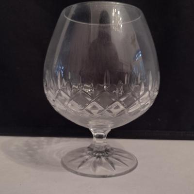 Galway Irish Crystal Large Brandy Glasses- Possibly Longford Pattern- Three Pieces