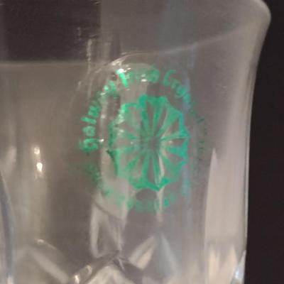 Galway Irish Crystal Champagne Flutes and Cordial Glasses- Possibly Longford Pattern- Two of Each