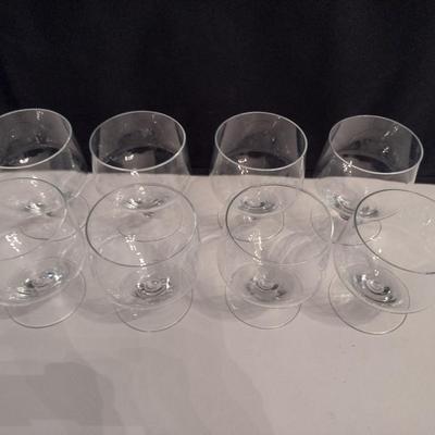 Collection of Glassware- Trifle Bowl, Serving Glasses, Champagne Flutes, Toothpick Holder