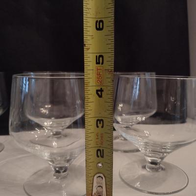 Collection of Glassware- Trifle Bowl, Serving Glasses, Champagne Flutes, Toothpick Holder