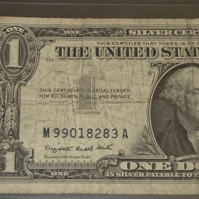 Sale Photo Thumbnail #48: 1957A $1 Silver Certificate Fair Condition