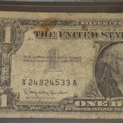 Sale Photo Thumbnail #55: 1957B $1 Silver Certificate Fair Condition