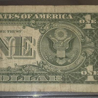 Sale Photo Thumbnail #84: 1957B $1 Silver Certificate Fair Condition