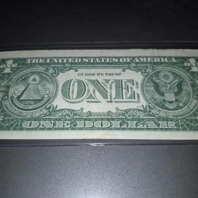 Sale Photo Thumbnail #100: 1957B Silver Certificate Good Condition