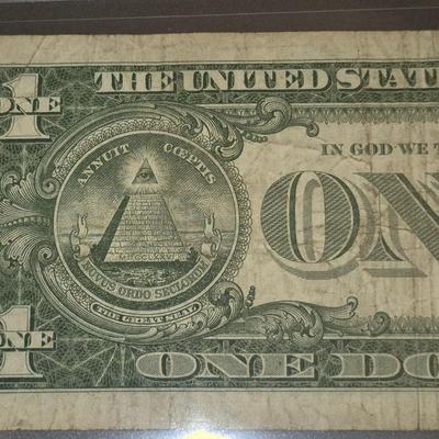 Sale Photo Thumbnail #106: 1957B $1 Silver Certificate Fair Condition