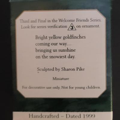 Sale Photo Thumbnail #116: 1995-1999 Hallmark Ornaments Designed by Marjolein Bastin, Sharon Pike (Miniature Ornament)