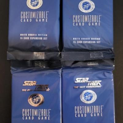 Sale Photo Thumbnail #121: Star Trek Customizable Card Game White Border Edition 15 Card Expansion Set