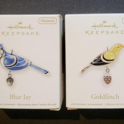 Sale Photo Thumbnail #133: 1993-2012 Hallmark Ornaments Designed by Bastin, Kegrize Minitures (peek-a-boo tree has tear in box as pictured)