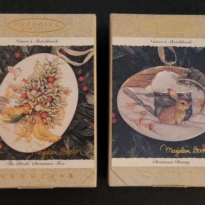 Sale Photo Thumbnail #128: 1993-2012 Hallmark Ornaments Designed by Bastin, Kegrize Minitures (peek-a-boo tree has tear in box as pictured)