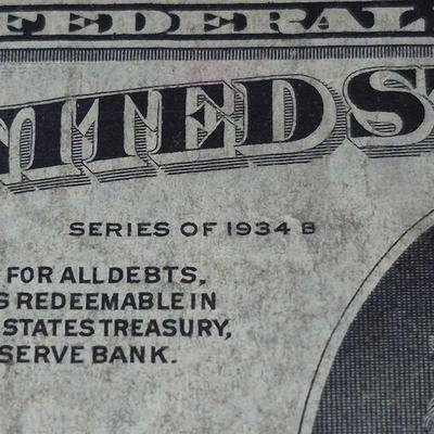 Sale Photo Thumbnail #176: 1934B $10 Bill