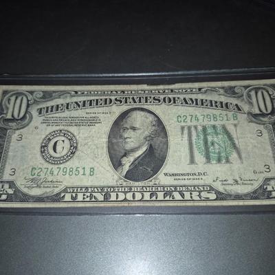 Sale Photo Thumbnail #175: 1934B $10 Bill