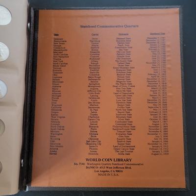 Sale Photo Thumbnail #201: Washington Quarters Statehood Commerative 1999-2008 Date Set