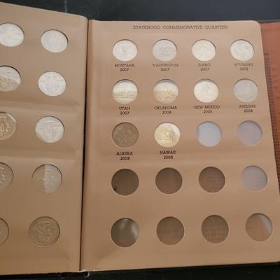 Sale Photo Thumbnail #200: Washington Quarters Statehood Commerative 1999-2008 Date Set