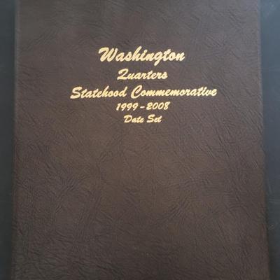 Sale Photo Thumbnail #196: Washington Quarters Statehood Commerative 1999-2008 Date Set