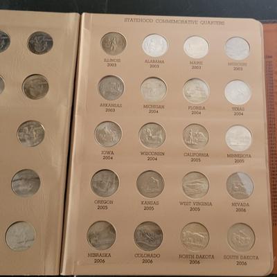 Sale Photo Thumbnail #199: Washington Quarters Statehood Commerative 1999-2008 Date Set