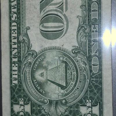 Sale Photo Thumbnail #289: This is for a 1935 E $1 Silver Certificate without the Motto "in God We Trust", Please look at all photos for condition