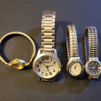Sale Photo Thumbnail #357: Sharp Watches (Untested Needs Batteries)