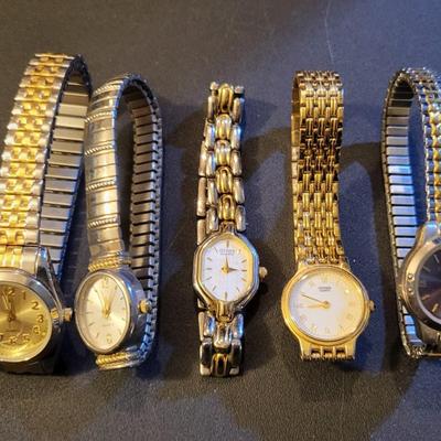 Sale Photo Thumbnail #385: Citizen, Rumours Quartz Watches (Untested Needs Batteries)