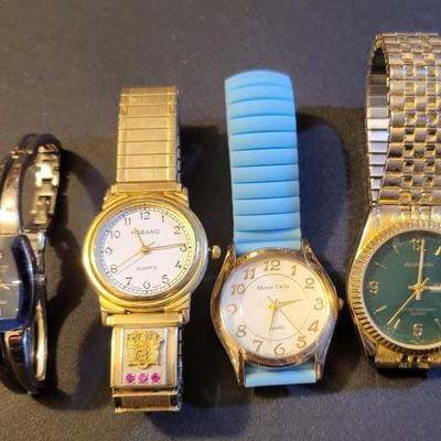 Sale Photo Thumbnail #428: Armitron Diamond, Monte Carlo, Haband, Hustler Watches (Untested Need Batteries)