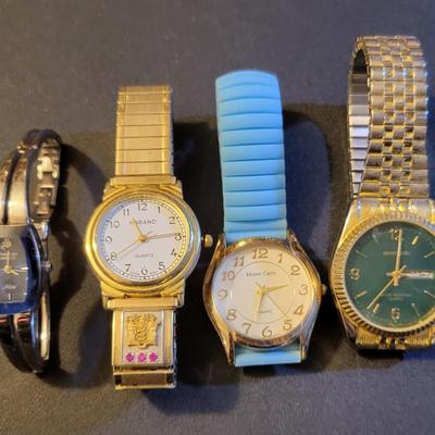 Sale Photo Thumbnail #413: Armitron Diamond, Monte Carlo, Haband, Hustler Watches (Untested Need Batteries)