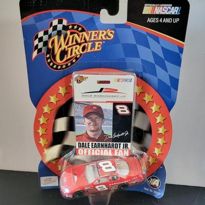 Sale Photo Thumbnail #742: Dale Earnhardt Jr Winners Circle (has crease in package as pictured)