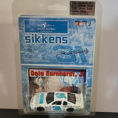Sale Photo Thumbnail #755: Dale Earnhardt Jr Sikkens Limited Edition & Winners Circle (slight crease in right corner as pictured)