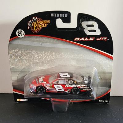 Sale Photo Thumbnail #762: Dale Earnhardt Jr AP Action & Winners Circle ( has crease on top of package as pictured)