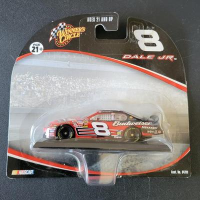 Sale Photo Thumbnail #761: Dale Earnhardt Jr AP Action & Winners Circle ( has crease on top of package as pictured)