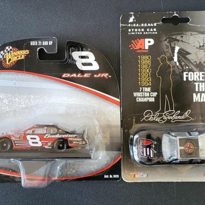 Sale Photo Thumbnail #760: Dale Earnhardt Jr AP Action & Winners Circle ( has crease on top of package as pictured)